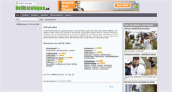 Desktop Screenshot of golfkatalogen.se